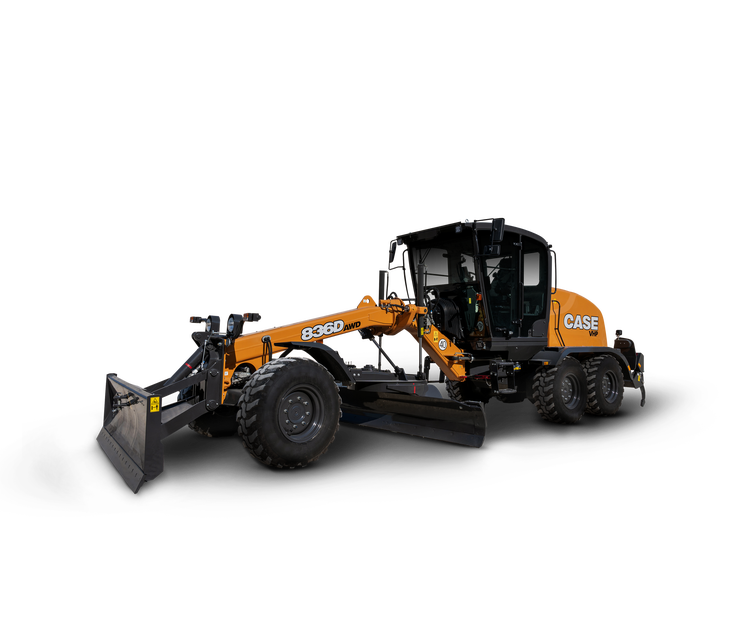 Case CE Grader Serie D Studiobild