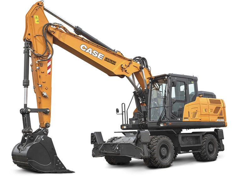 Case CE Mobilbagger Serie E Studiobild