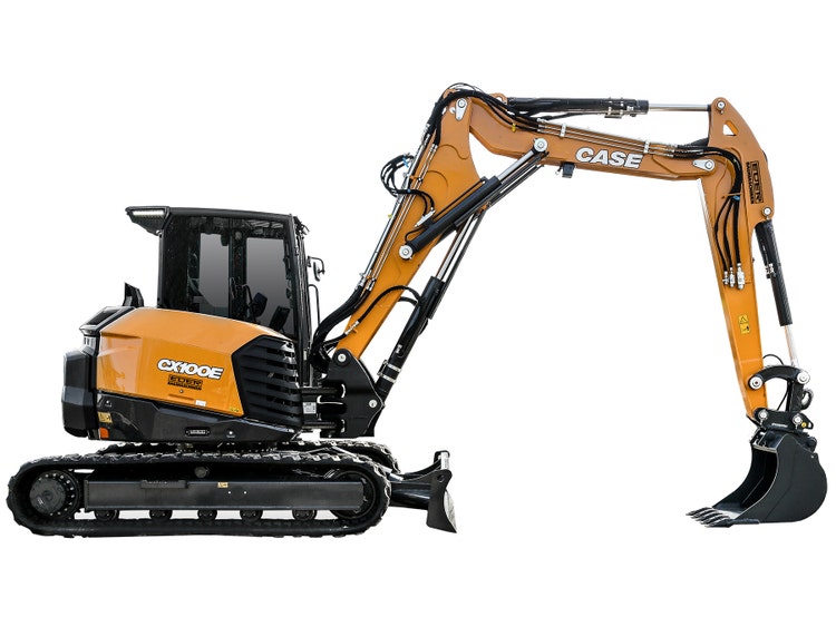 Case CE Midibagger Serie E Studiobild
