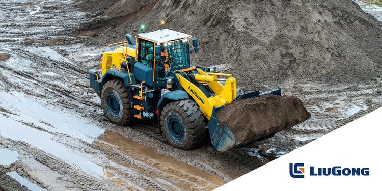 LiuGong 870T beim Materialumschlag