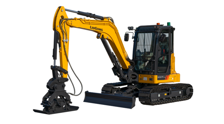 Der LiuGong 9057Fzts freigestellt.